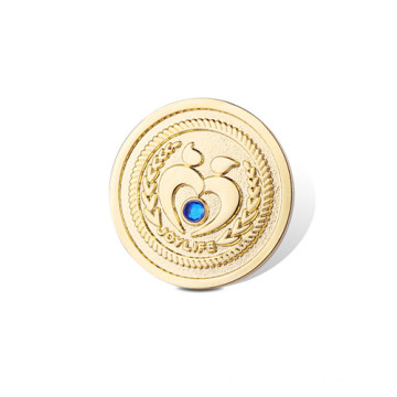 Gold Organizational Badge, Custom Lapel Pin (GZHY-LP-007)